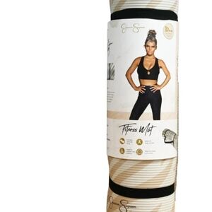 Beige Fitness Mat